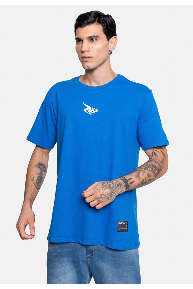 Camiseta-Onbongo-Estampada-Azul