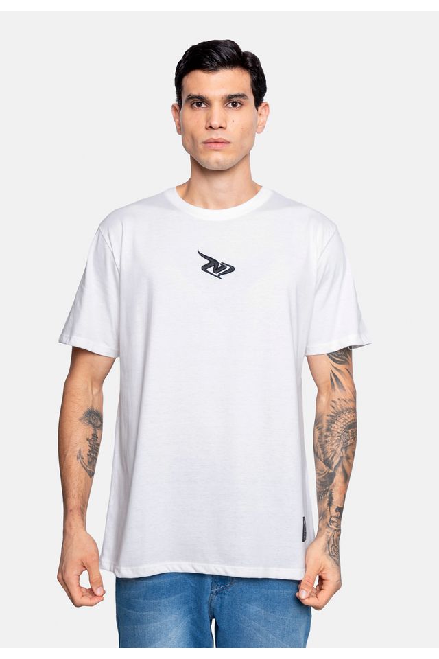 Camiseta-Onbongo-Estampada-Branca Camiseta-Onbongo-Estampada-Branca