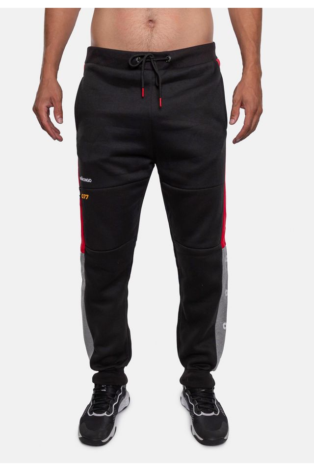 Calca-Onbongo-Moletom-Preta Calca-Onbongo-Moletom-Preta