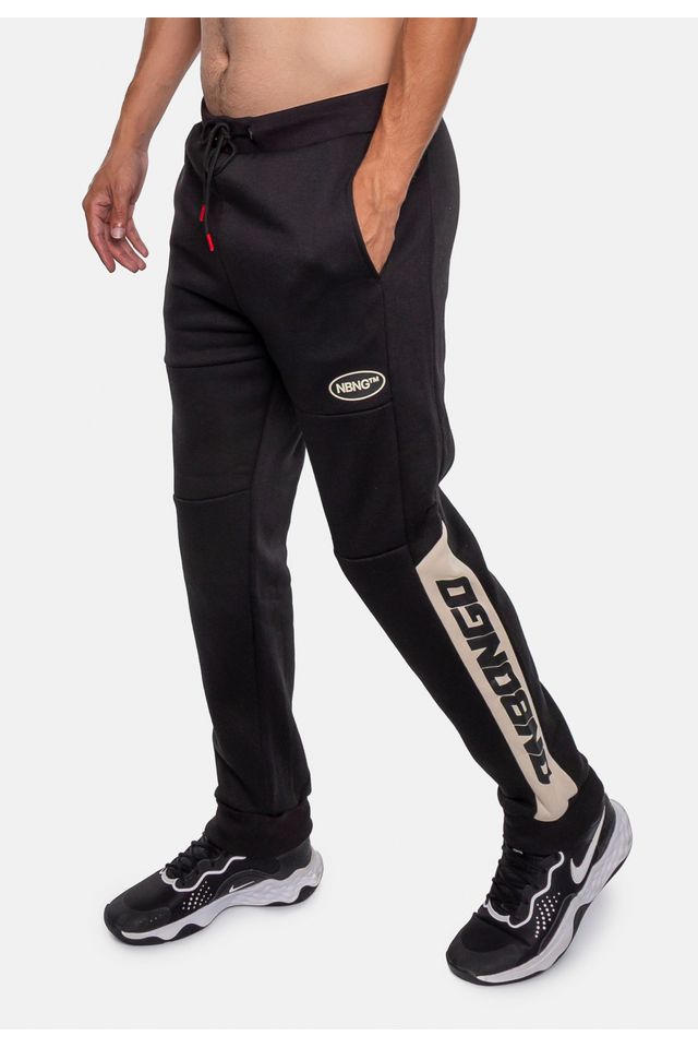 Calca-Onbongo-Moletom-Preta-Com-Areia