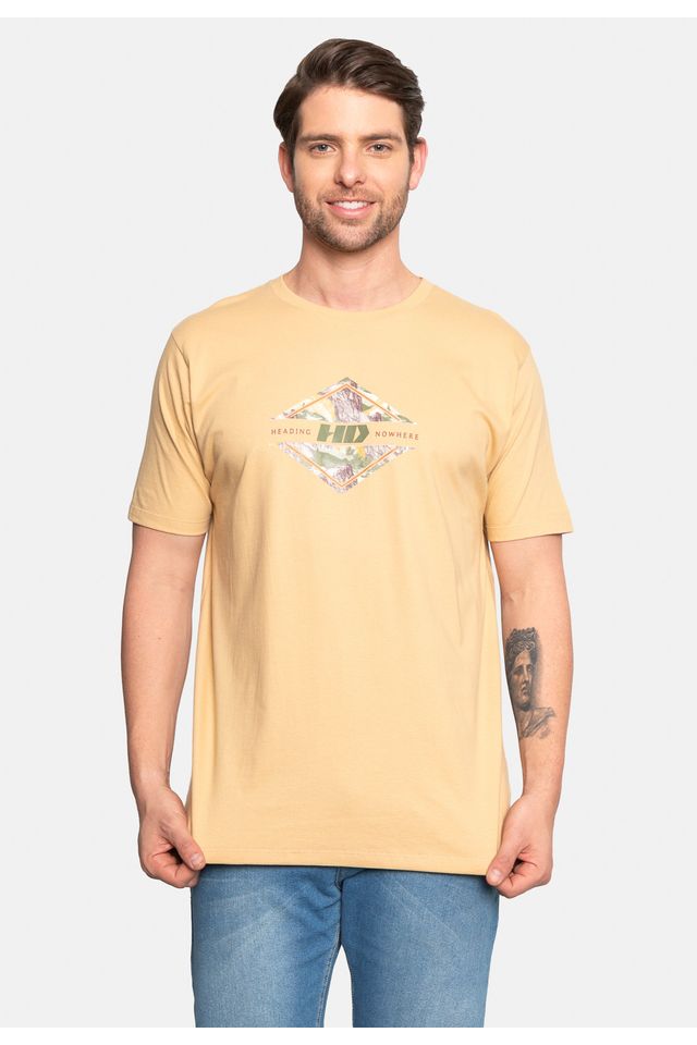 Camiseta-HD-Estampada-Bege-Claro Camiseta-HD-Estampada-Bege-Claro