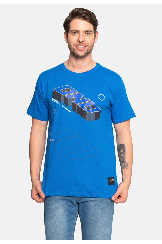 Camiseta-Onbongo-Estampada-Azul