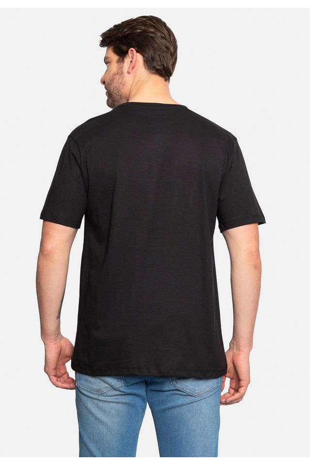 Camiseta-Onbongo-Estampada-Preta