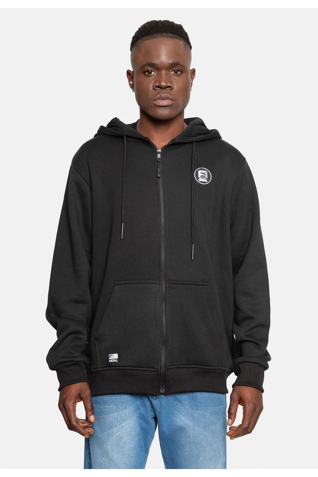 Moletom-Fatal-Canguru-Aberto-Preto Moletom-Fatal-Canguru-Aberto-Preto