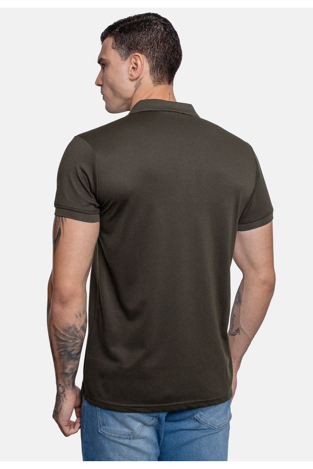 Camisa-Polo-HD-Piquet-Verde-Militar