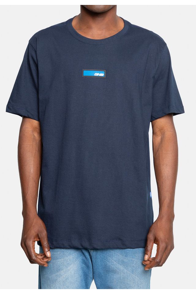 Camiseta-Onbongo-Estampada-Azul-Marinho