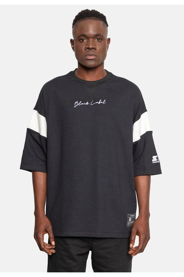 Camiseta-Starter-Oversize-Preta
