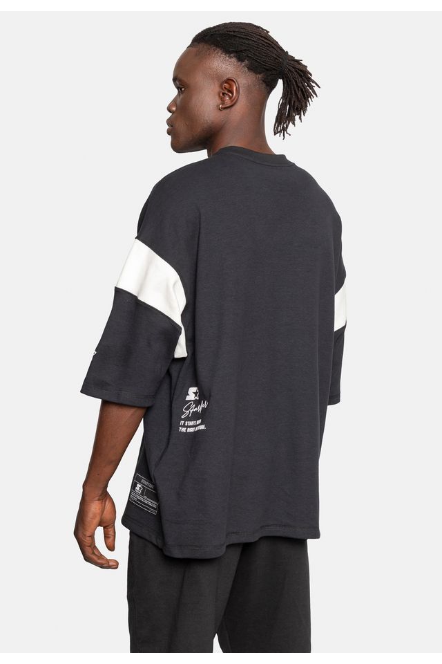 Camiseta-Starter-Oversize-Preta