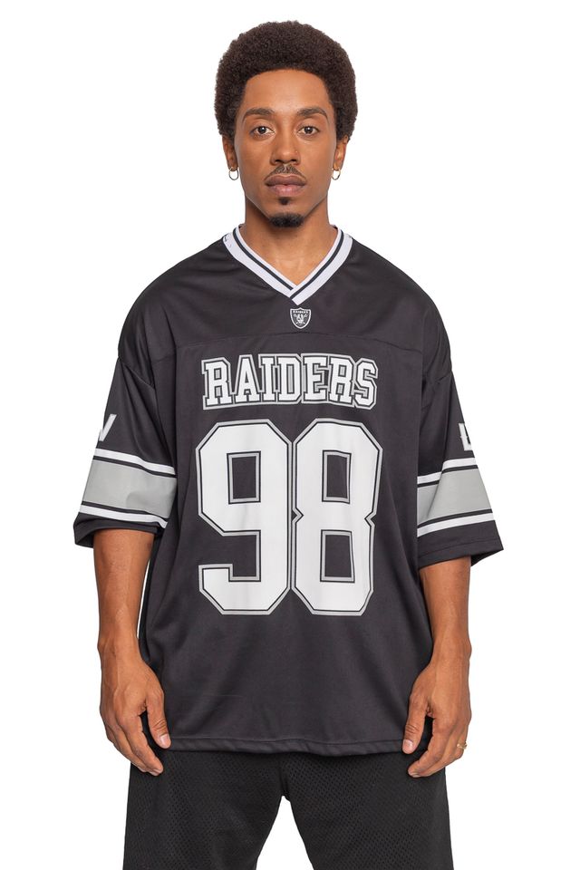 Camiseta NFL Oversize Orland Raiders Name Number Maxx Crosby Preta