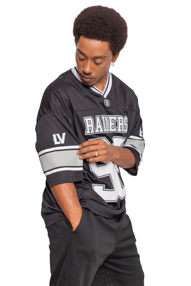 Camiseta-NFL-Oversize-Orland-Raiders-Name-Number-Maxx-Crosby-Preta