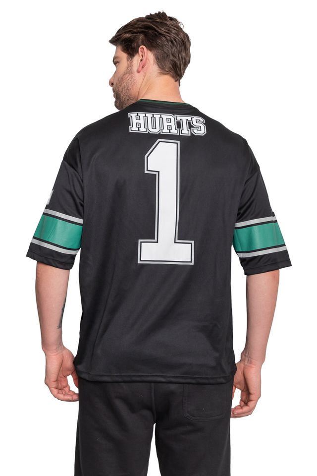 Camiseta-NFL-Oversize-Philadelphia-Eagles-Name-Number-Jalen-Hurts-Preta