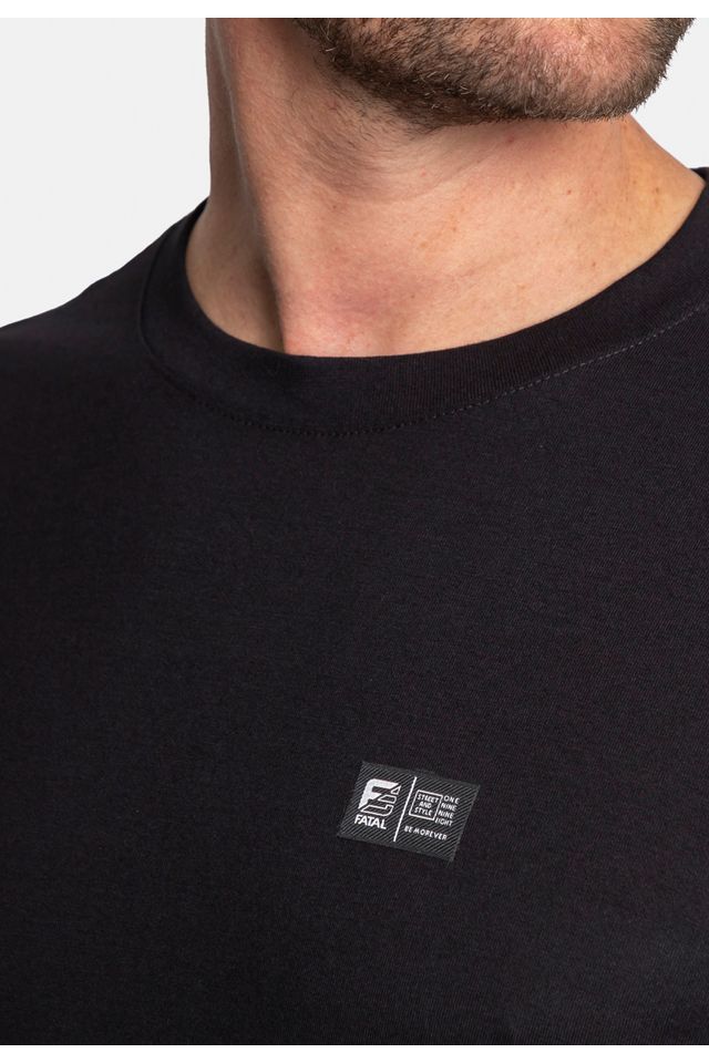 Camiseta-Fatal-Estampada-Preta