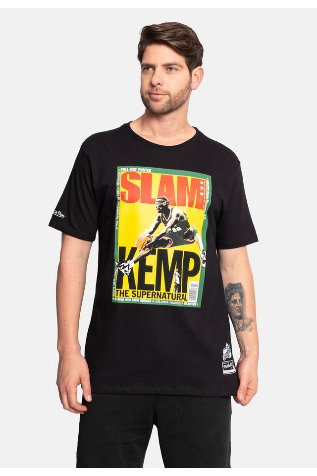 Camiseta-Mitchell---Ness-Especial-Preta Camiseta-Mitchell---Ness-Especial-Preta