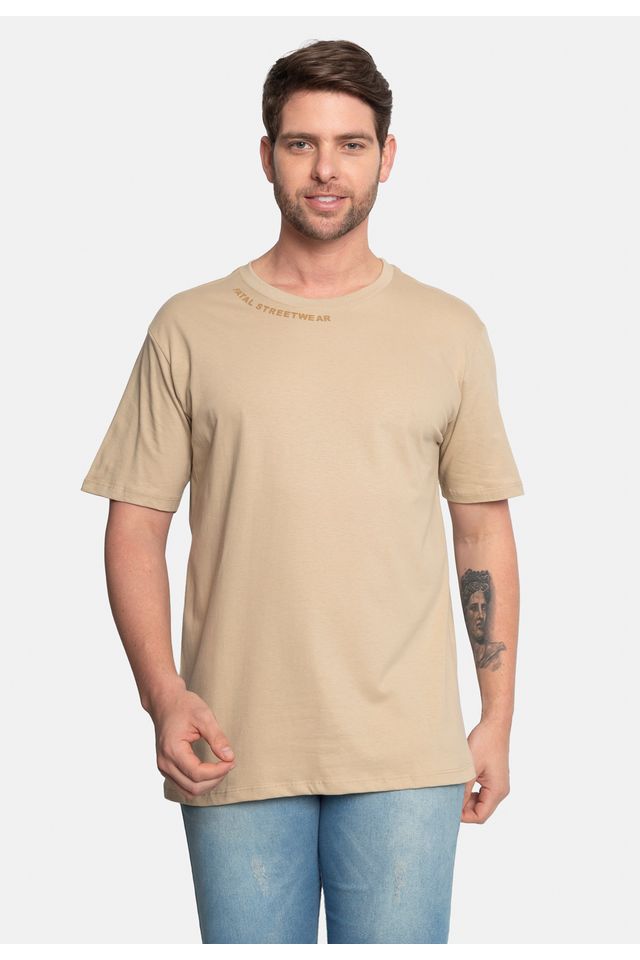 Camiseta-Fatal-Estampada-Bege Camiseta-Fatal-Estampada-Bege