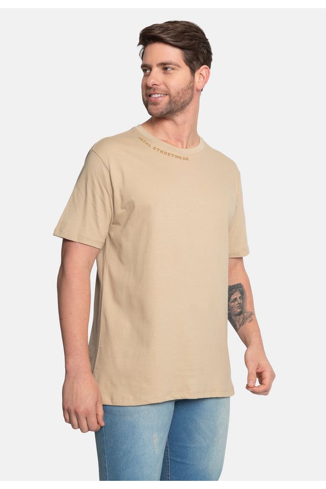 Camiseta-Fatal-Estampada-Bege