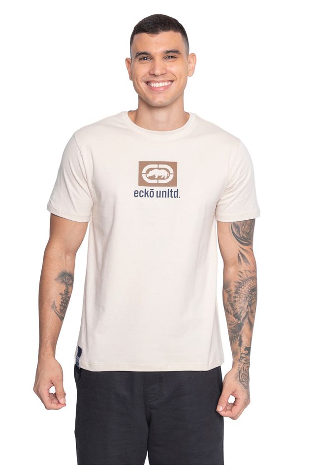Camiseta-Ecko-Estampada-Areia