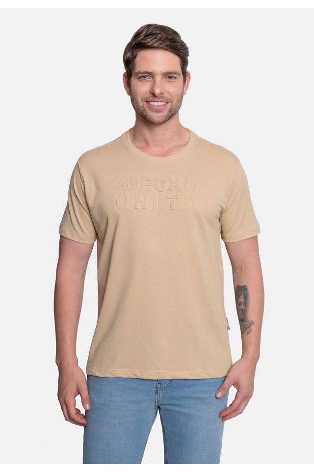 Camiseta-Ecko-Especial-Bege