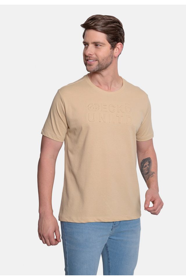 Camiseta-Ecko-Especial-Bege