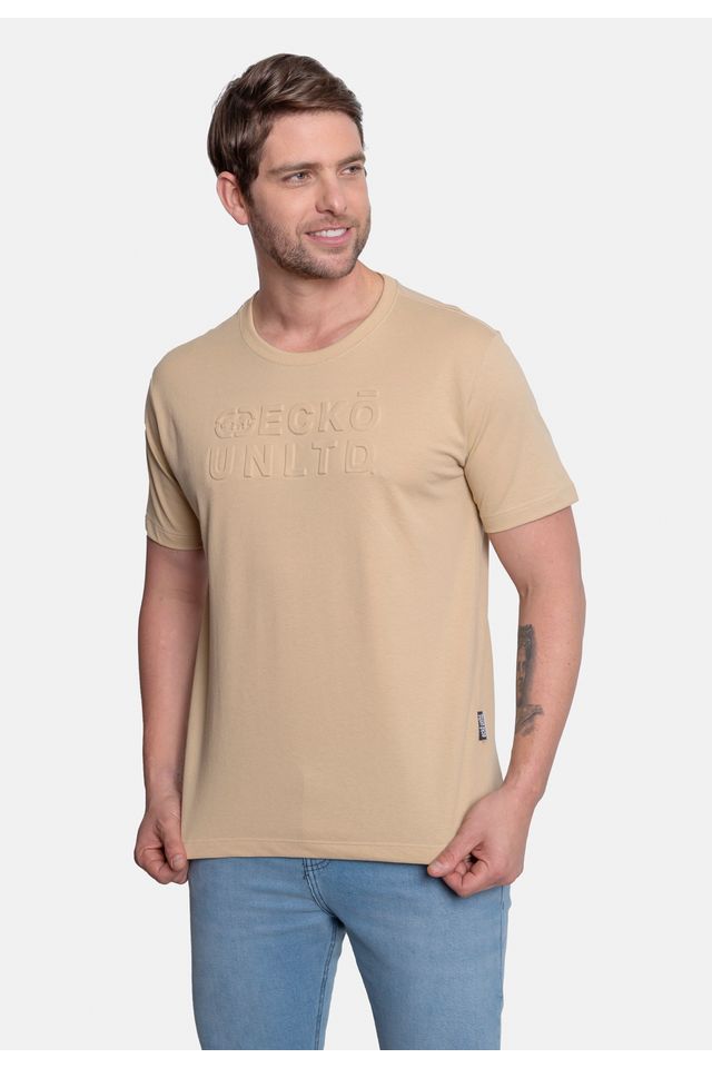 Camiseta-Ecko-Especial-Bege