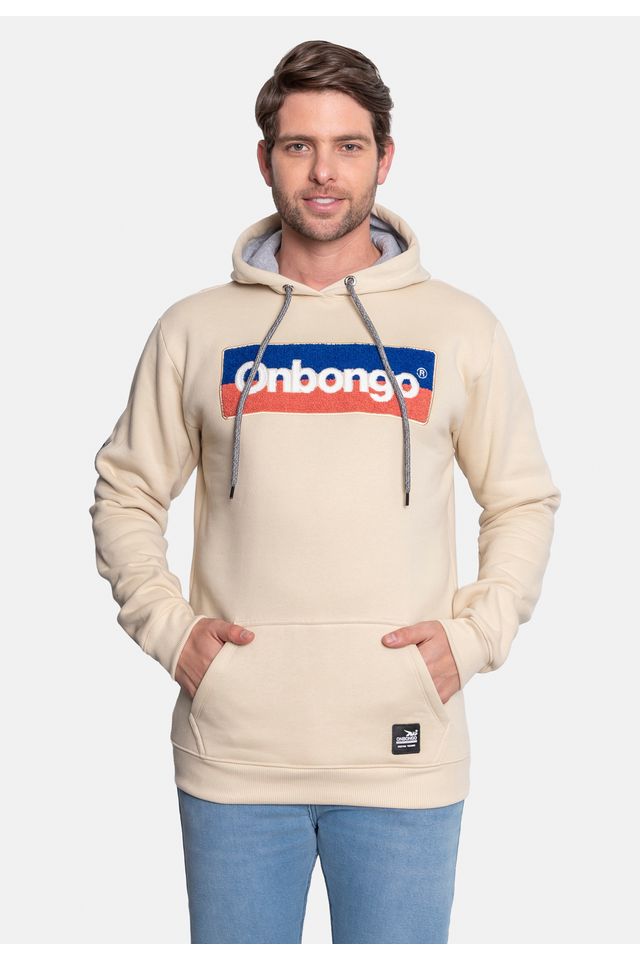 Moletom-Onbongo-Canguru-Fechado-Bege Moletom-Onbongo-Canguru-Fechado-Bege
