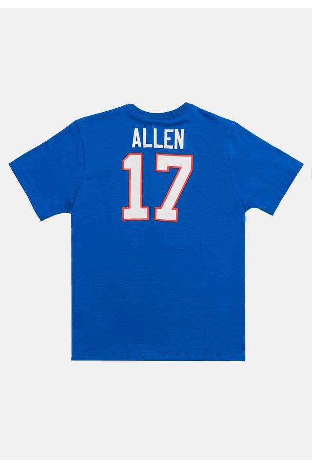 Camiseta-NFL-Juvenil-Josh-Allen-Buffalo-Bills-Azul-Royal
