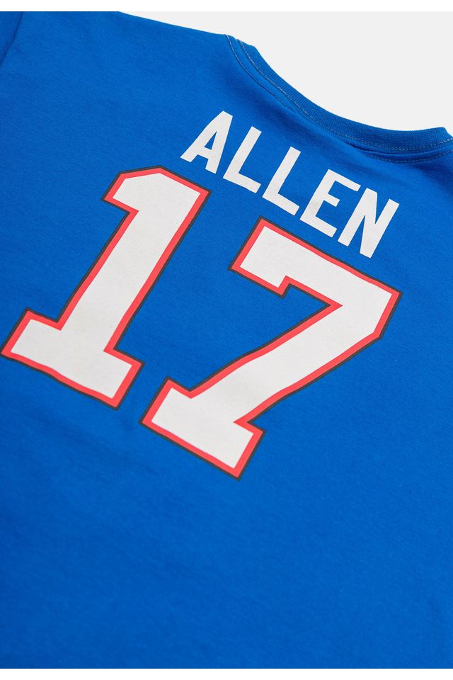 Camiseta-NFL-Juvenil-Josh-Allen-Buffalo-Bills-Azul-Royal