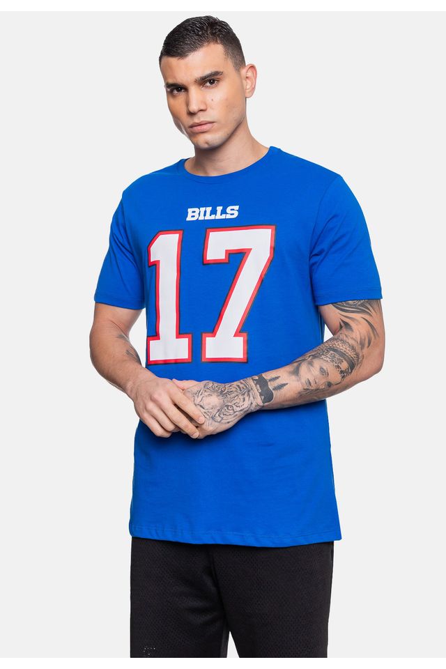 Camiseta-NFL-Player-Josh-Allen-Buffalo-Bills-Azul-Royal