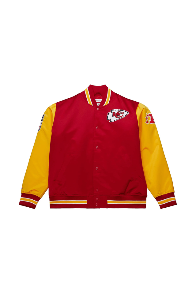 Jaqueta-Mitchell---Ness-NFL-Primetime-Heavyweight-Satin-Jacket-Vintage-Logo-Kansas-City-Chiefs-Vermelha