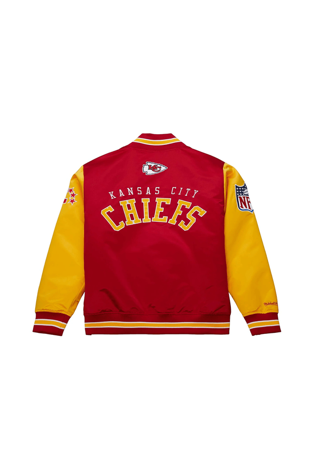 Jaqueta-Mitchell---Ness-NFL-Primetime-Heavyweight-Satin-Jacket-Vintage-Logo-Kansas-City-Chiefs-Vermelha