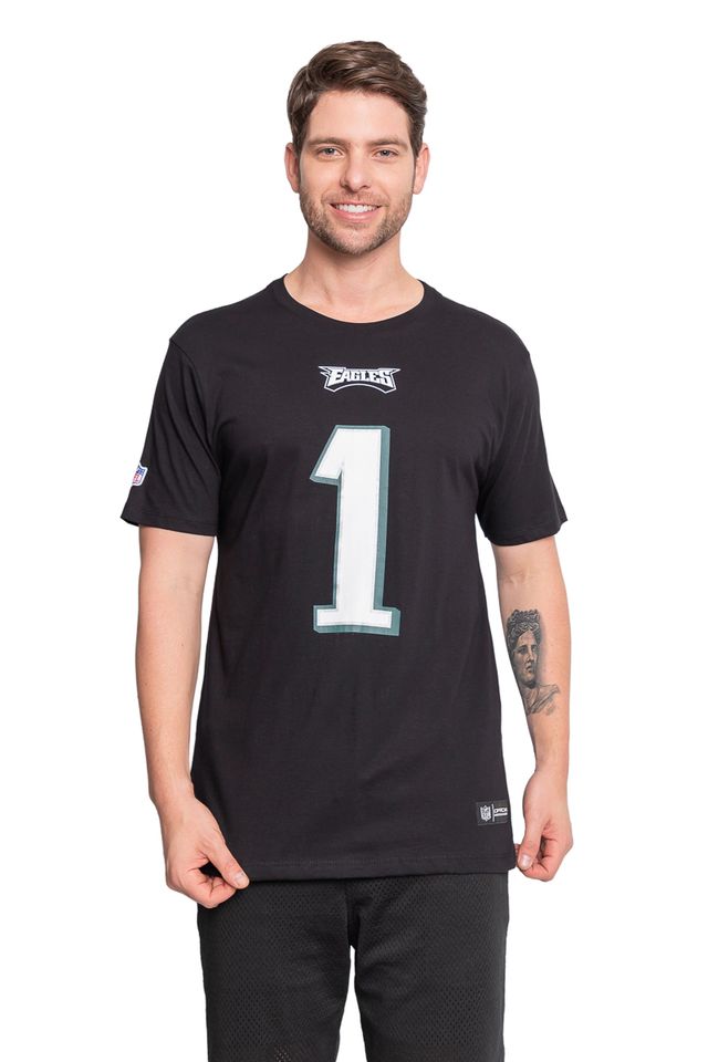 Camiseta-NFL-Philadelphia-Eagles-Name-Number-Jalen-Hurts-Preta