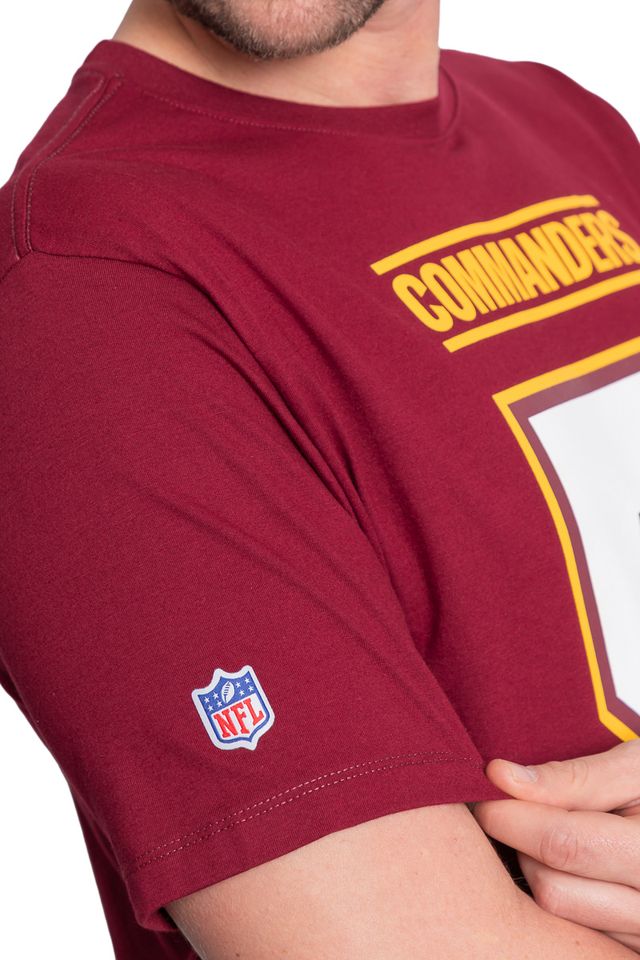 Camiseta-NFL-Washngton-Commanders-Name-Number-Jayden-Daniels-Bordo