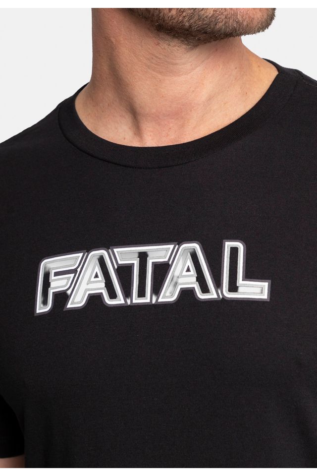 Camiseta-Fatal-Estampada-Preta