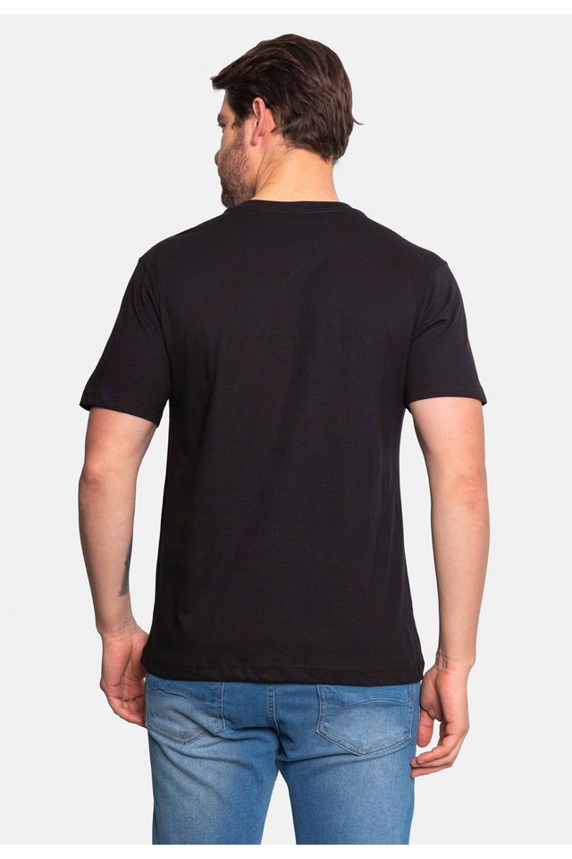 Camiseta-Ecko-Estampada-Preta