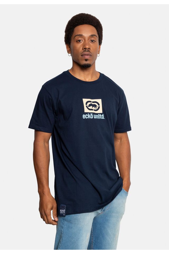 Camiseta-Ecko-Masculina-Box-Marinho