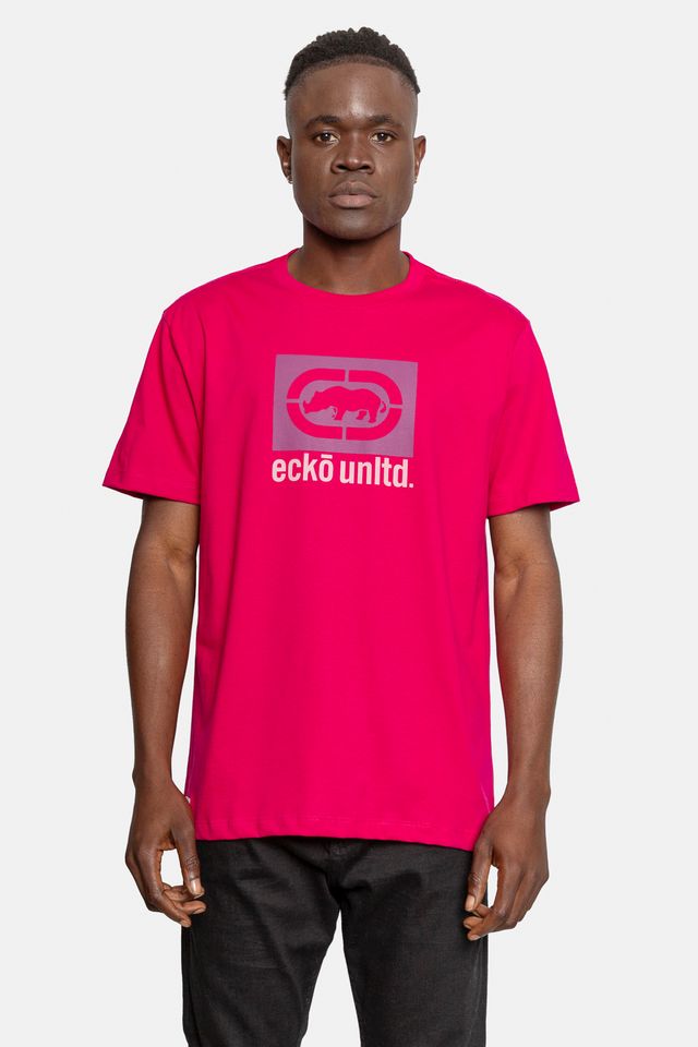 Camiseta-Ecko-Masculina-Box-Rosa Camiseta-Ecko-Masculina-Box-Rosa