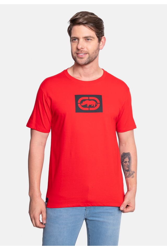 Camiseta-Ecko-Estampada-Vermelha Camiseta-Ecko-Estampada-Vermelha