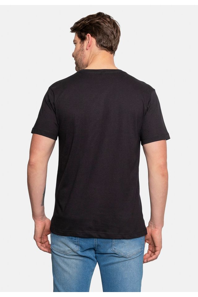Camiseta-Ecko-Estampada-Preta