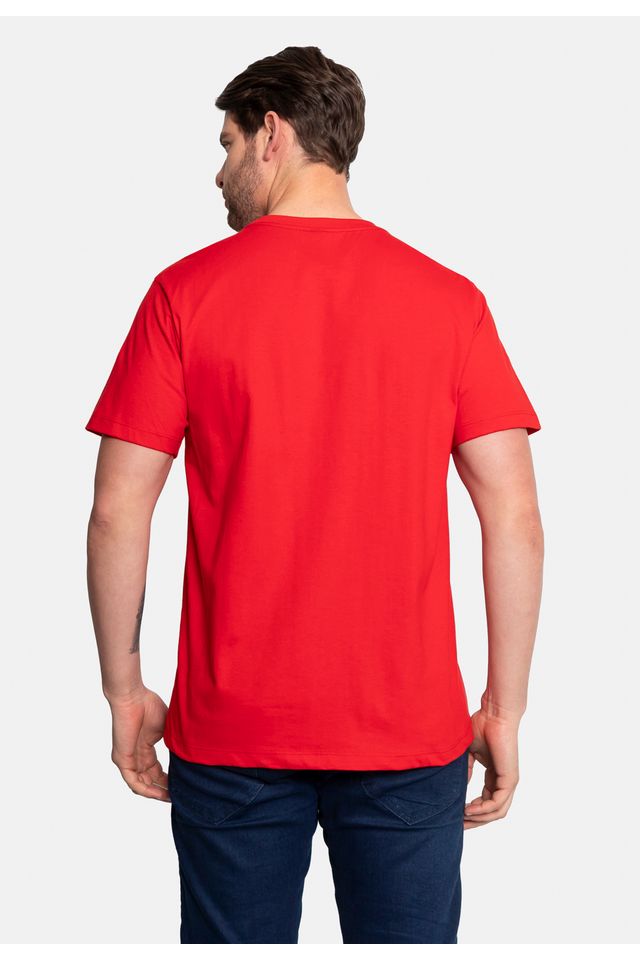 Camiseta-Ecko-Estampada-Vermelha