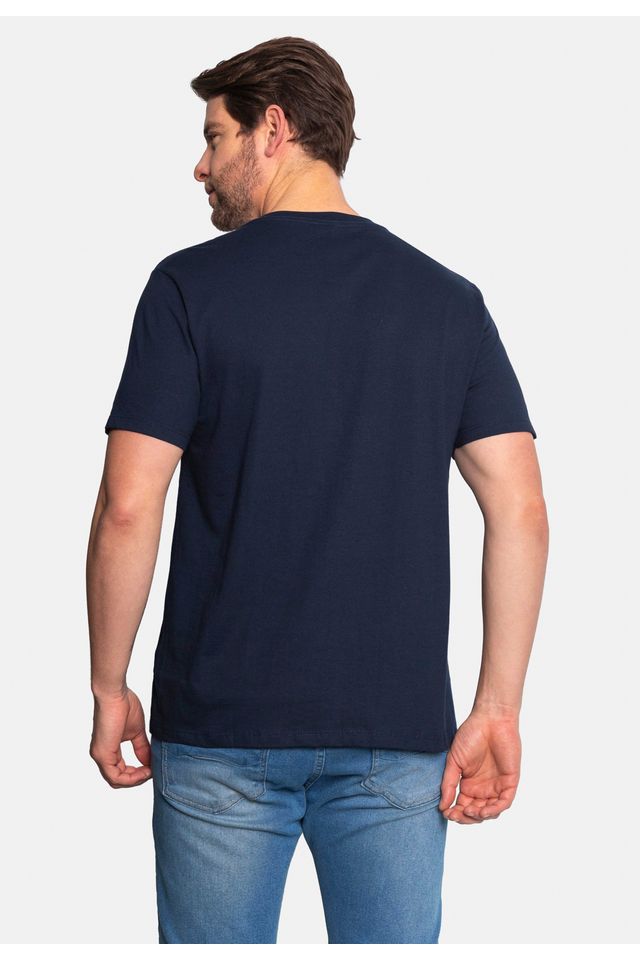 Camiseta-Ecko-Estampada-Azul-Marinho