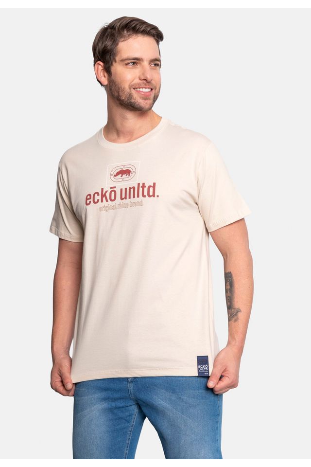 Camiseta-Ecko-Estampada-Areia