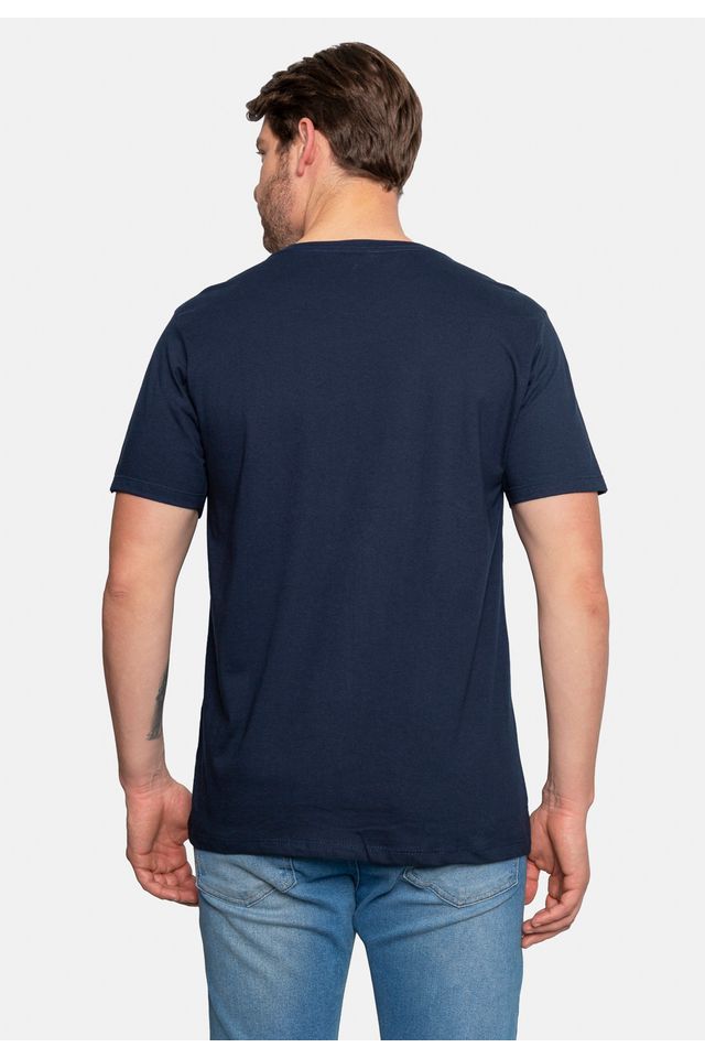 Camiseta-Ecko-Estampada-Azul-Marinho