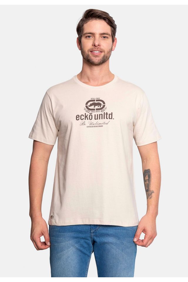 Camiseta-Ecko-Estampada-Areia