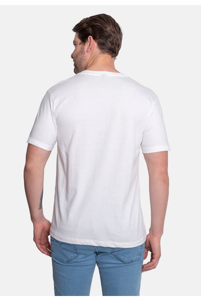 Camiseta-Ecko-Estampada-Branca