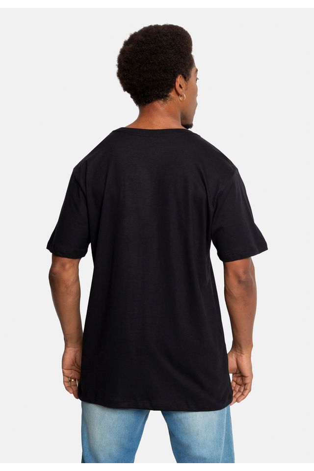 Camiseta-Ecko-Estampada-Preta