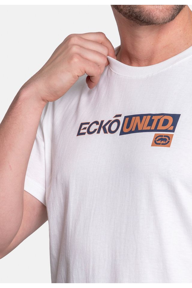 Camiseta-Ecko-Masculina-Flat-Branca