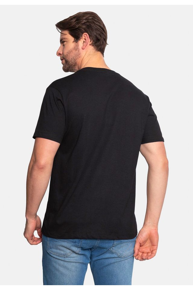 Camiseta-Ecko-Estampada-Preta