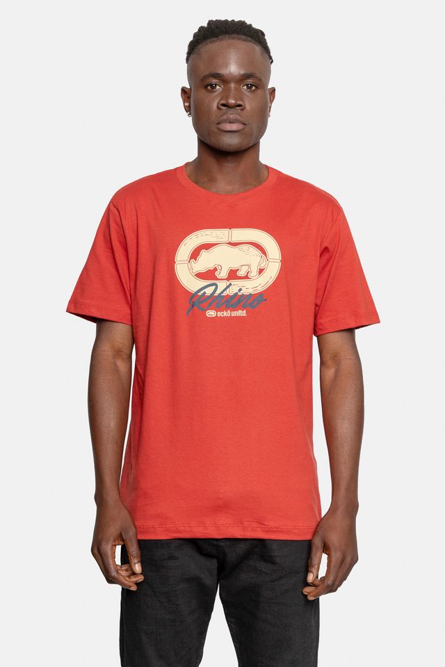 Camiseta-Ecko-Estampada-Vermelha