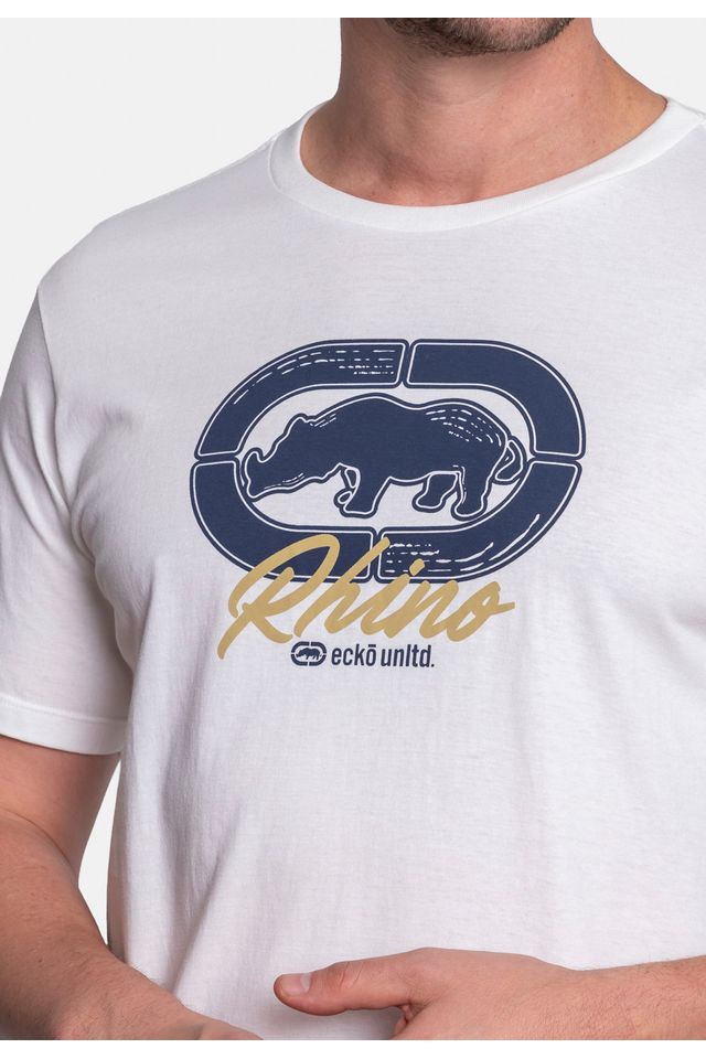 Camiseta-Ecko-Estampada-Branca