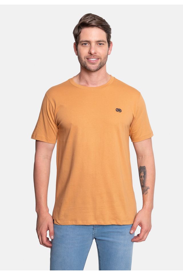 Camiseta-Ecko-Masculina-Bege Camiseta-Ecko-Masculina-Bege