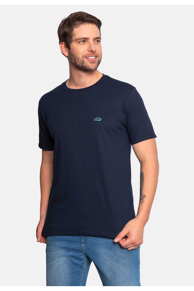Camiseta-Ecko-Estampada-Azul-Marinho